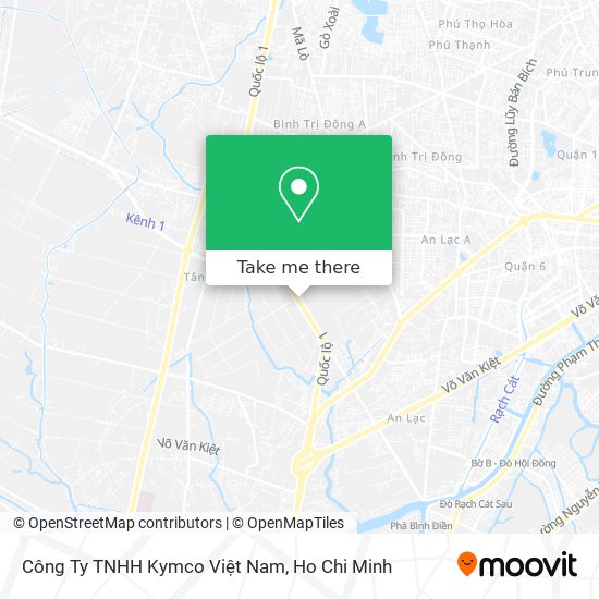 Công Ty TNHH Kymco Việt Nam map
