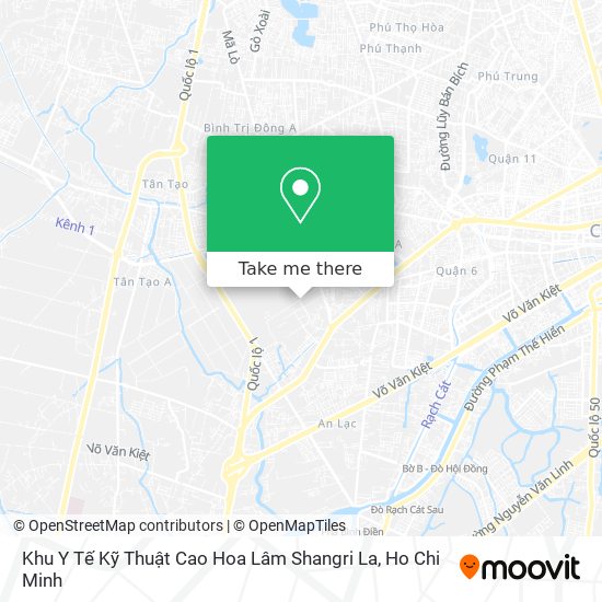 Khu Y Tế Kỹ Thuật Cao Hoa Lâm Shangri La map