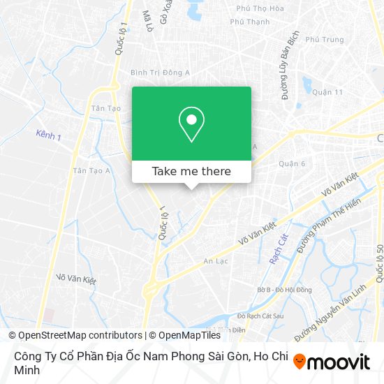 Công Ty Cổ Phần Địa Ốc Nam Phong Sài Gòn map