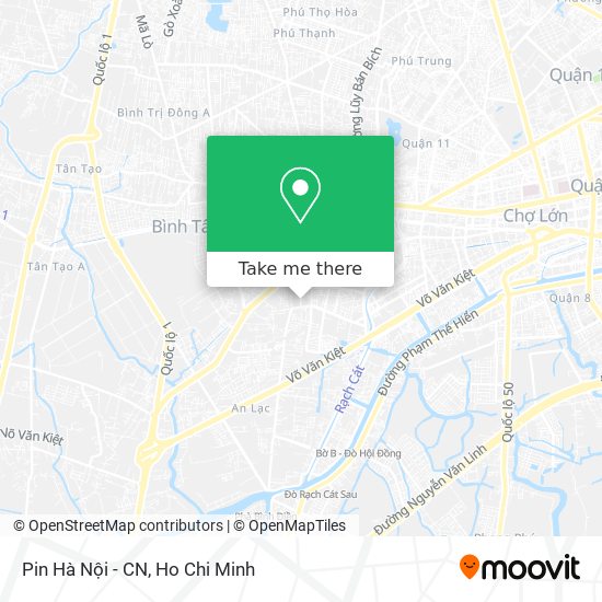 Pin Hà Nội - CN map