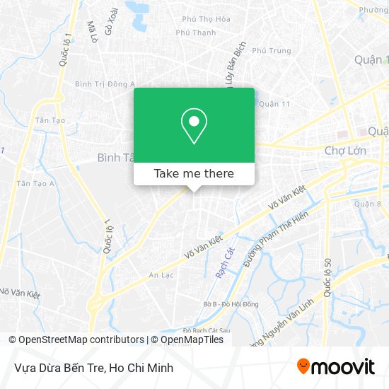 Vựa Dừa Bến Tre map