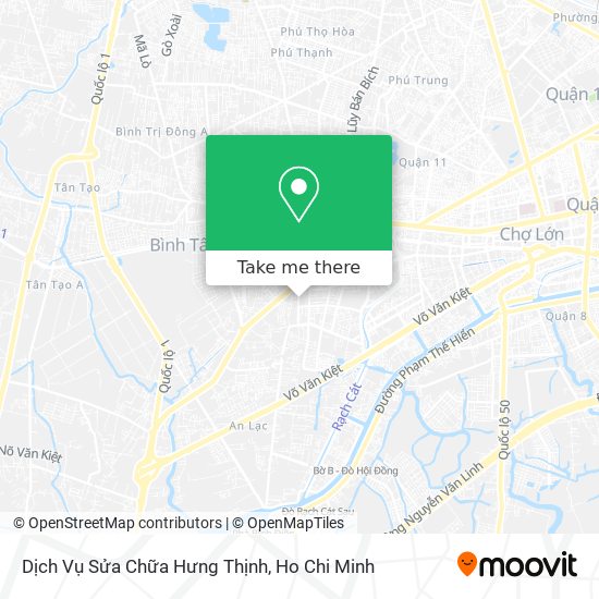 Dịch Vụ Sửa Chữa Hưng Thịnh map