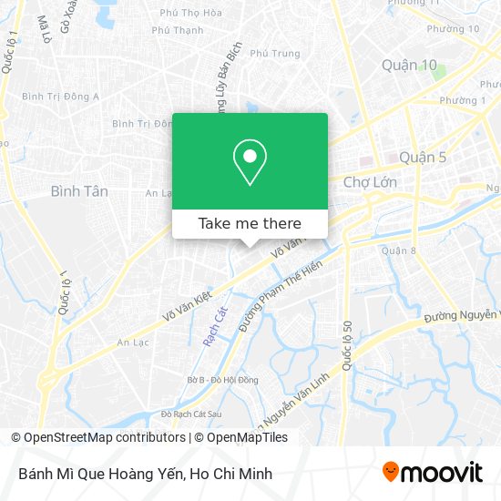 Bánh Mì Que Hoàng Yến map