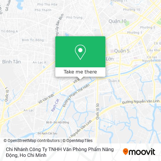 Chi Nhánh Công Ty TNHH Văn Phòng Phẩm Năng Động map