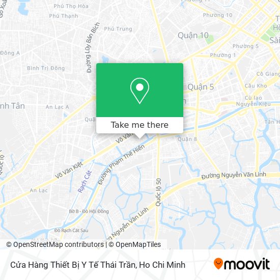 Cửa Hàng Thiết Bị Y Tế Thái Trần map