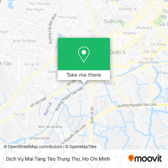 Dịch Vụ Mai Táng Tèo Trung Thọ map