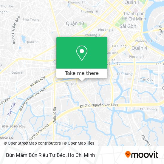 Bún Mắm Bún Riêu Tư Béo map