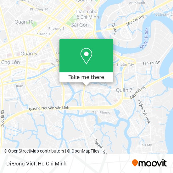 Di Động Việt map