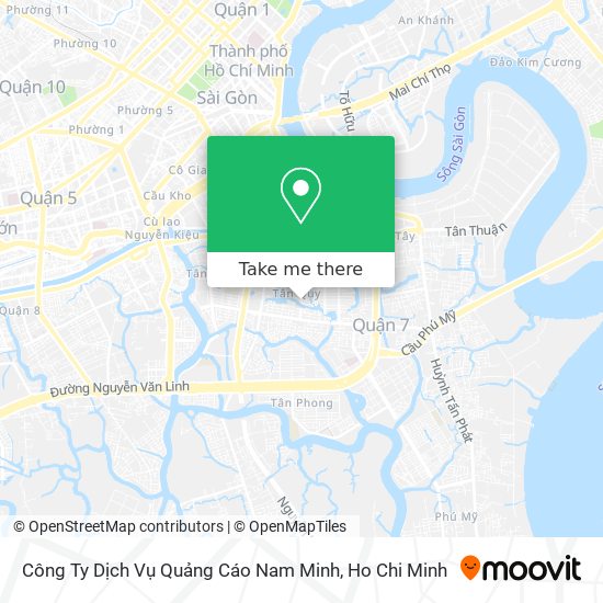 Công Ty Dịch Vụ Quảng Cáo Nam Minh map