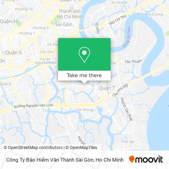 Công Ty Bảo Hiểm Văn Thành Sài Gòn map