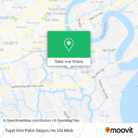 Tuyet Kim Patin Saigon map