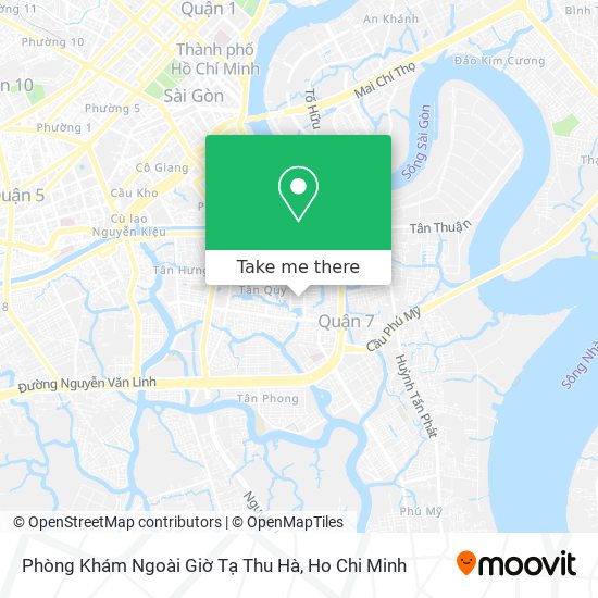 Phòng Khám Ngoài Giờ Tạ Thu Hà map