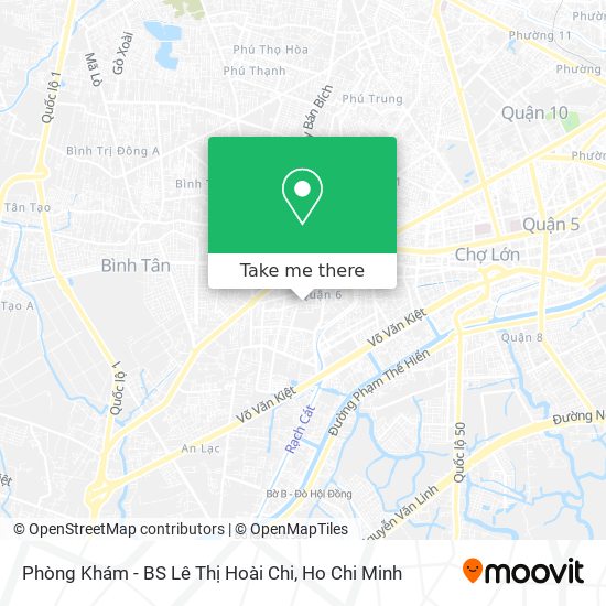 Phòng Khám - BS Lê Thị Hoài Chi map