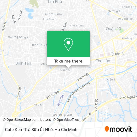 Cafe Kem Trà Sữa Út Nhỏ map