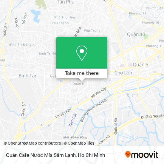 Quán Cafe Nước Mía Sâm Lạnh map