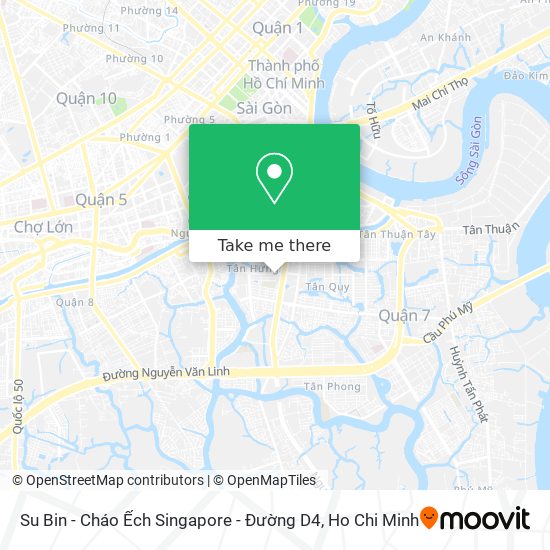 Su Bin - Cháo Ếch Singapore - Đường D4 map