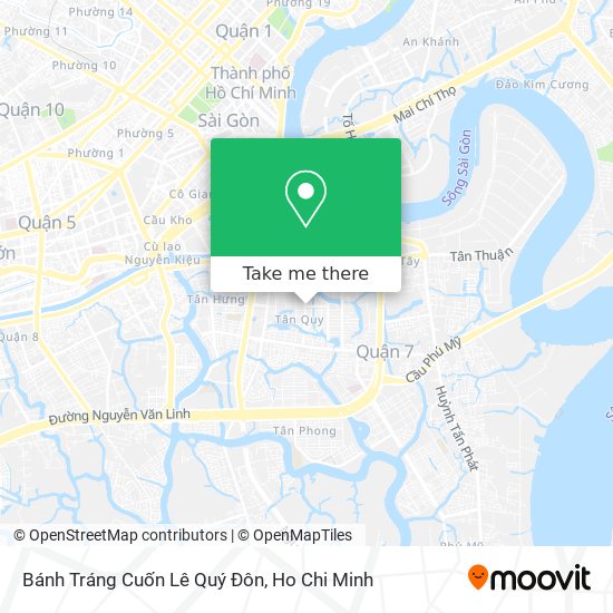 Bánh Tráng Cuốn Lê Quý Đôn map