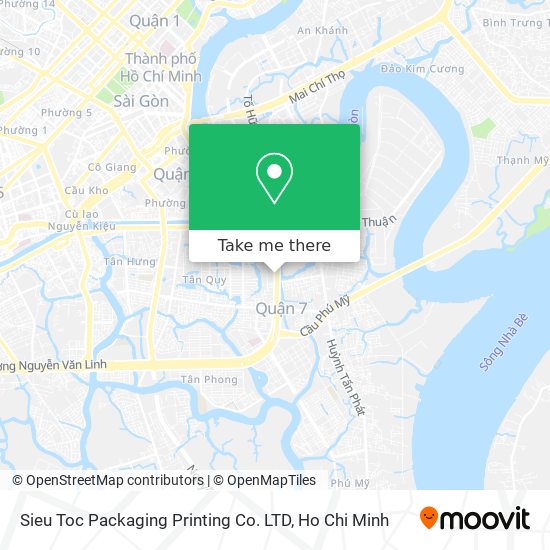 Sieu Toc Packaging Printing Co. LTD map