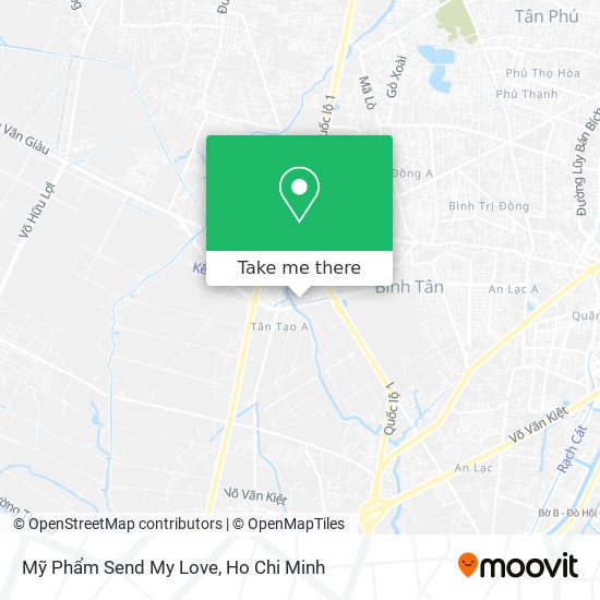 Mỹ Phẩm Send My Love map