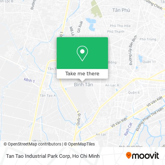 Tan Tao Industrial Park Corp map