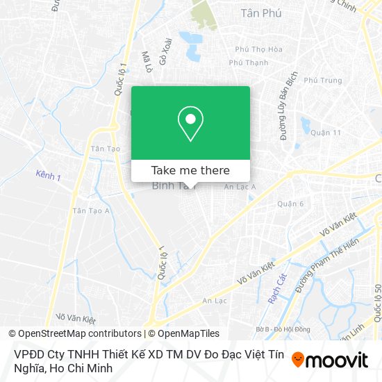 VPĐD Cty TNHH Thiết Kế XD TM DV Đo Đạc Việt Tín Nghĩa map