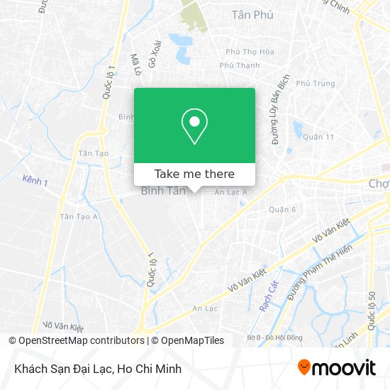 Khách Sạn Đại Lạc map