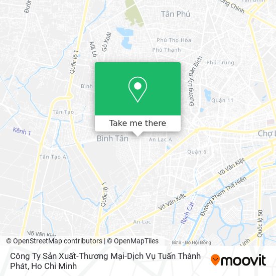 Công Ty Sản Xuất-Thương Mại-Dịch Vụ Tuấn Thành Phát map