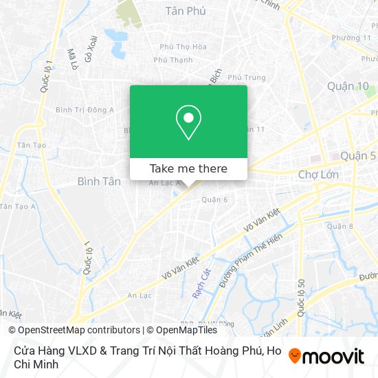 Cửa Hàng VLXD & Trang Trí Nội Thất Hoàng Phú map