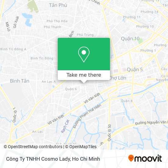 Công Ty TNHH Cosmo Lady map