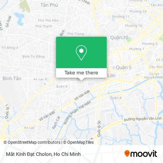 Mắt Kính Đạt Cholon map