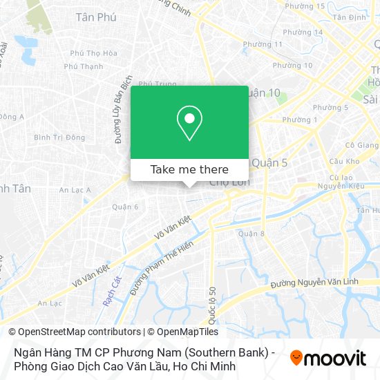 Ngân Hàng TM CP Phương Nam (Southern Bank) - Phòng Giao Dịch Cao Văn Lầu map