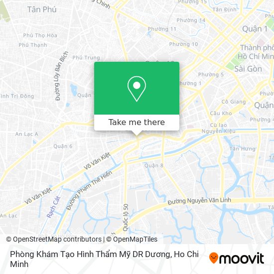 Phòng Khám Tạo Hình Thẩm Mỹ DR Dương map