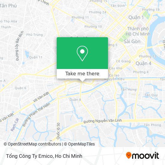 Tổng Công Ty Emico map