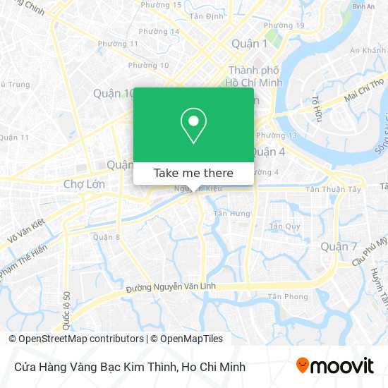 Cửa Hàng Vàng Bạc Kim Thình map