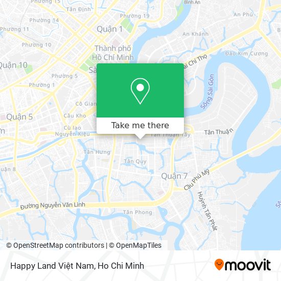 Happy Land Việt Nam map