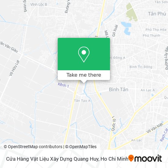 Cửa Hàng Vật Liệu Xây Dựng Quang Huy map
