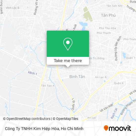 Công Ty TNHH Kim Hiệp Hòa map