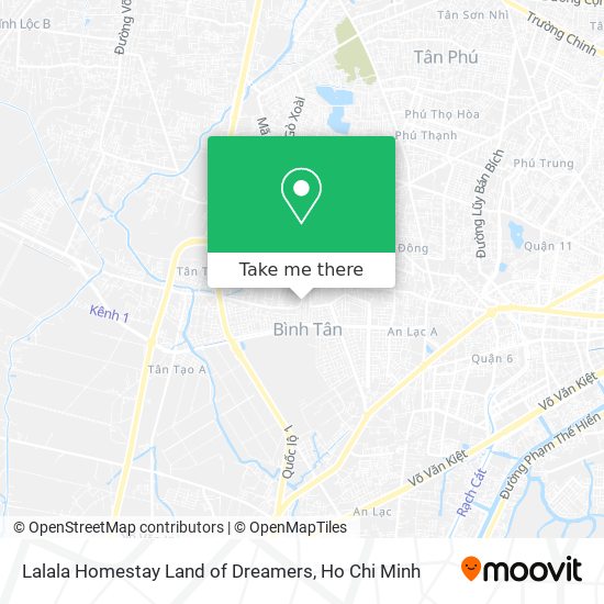 Lalala Homestay Land of Dreamers map