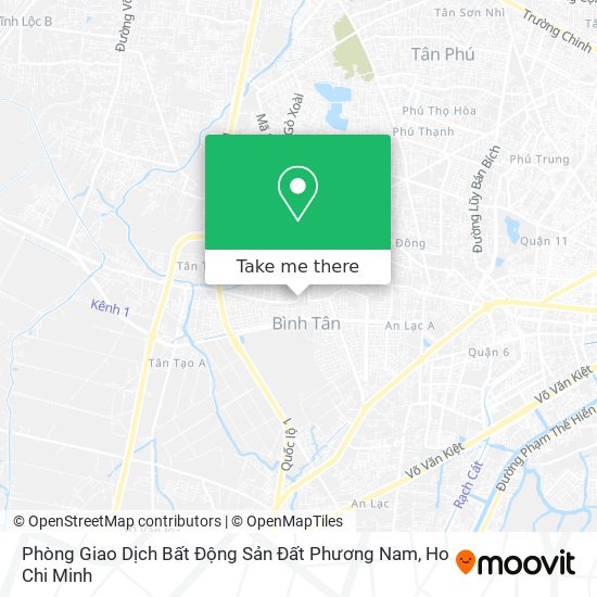 Phòng Giao Dịch Bất Động Sản Đất Phương Nam map