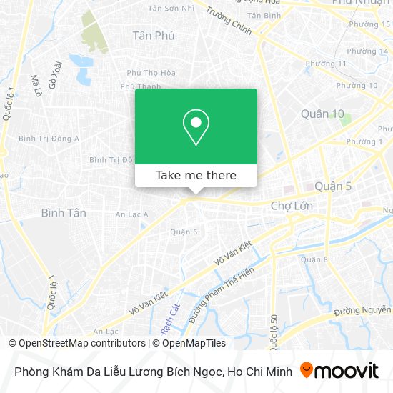 Phòng Khám Da Liễu Lương Bích Ngọc map