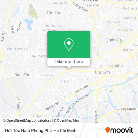 Hớt Tóc Nam Phong Phú map