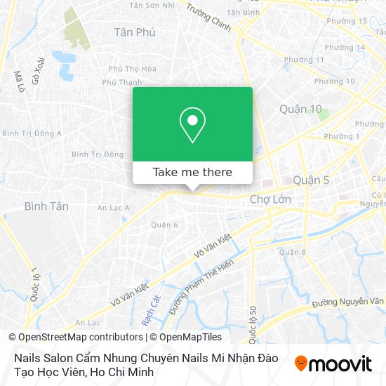 Nails Salon Cẩm Nhung Chuyên Nails Mi Nhận Đào Tạo Học Viên map