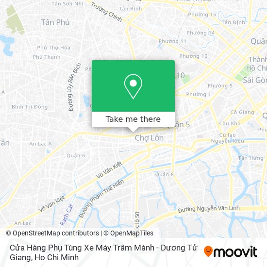 Cửa Hàng Phụ Tùng Xe Máy Trâm Mành - Dương Tử Giang map