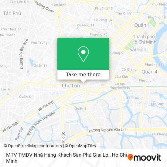 MTV TMDV Nhà Hàng Khách Sạn Phú Giai Lợi map