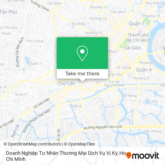 Doanh Nghiệp Tư Nhân Thương Mại Dịch Vụ Vị Ký map