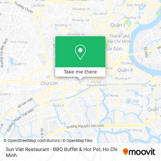 Sun Việt Restaurant - BBQ Buffet & Hot Pot map