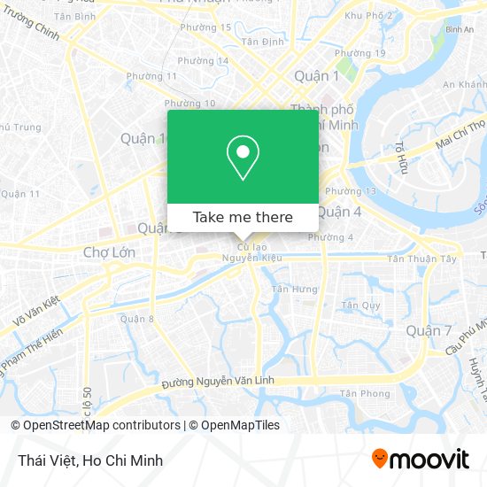 Thái Việt map