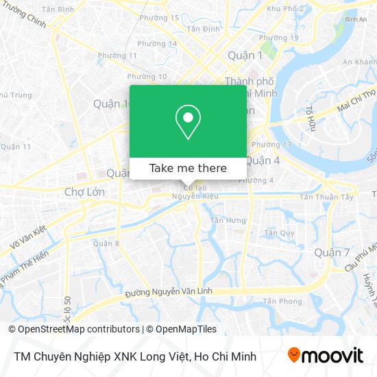 TM Chuyên Nghiệp XNK Long Việt map