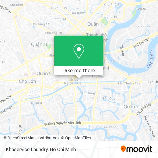 Khaservice Laundry map