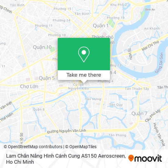 Lam Chắn Nắng Hình Cánh Cung AS150 Aeroscreen map